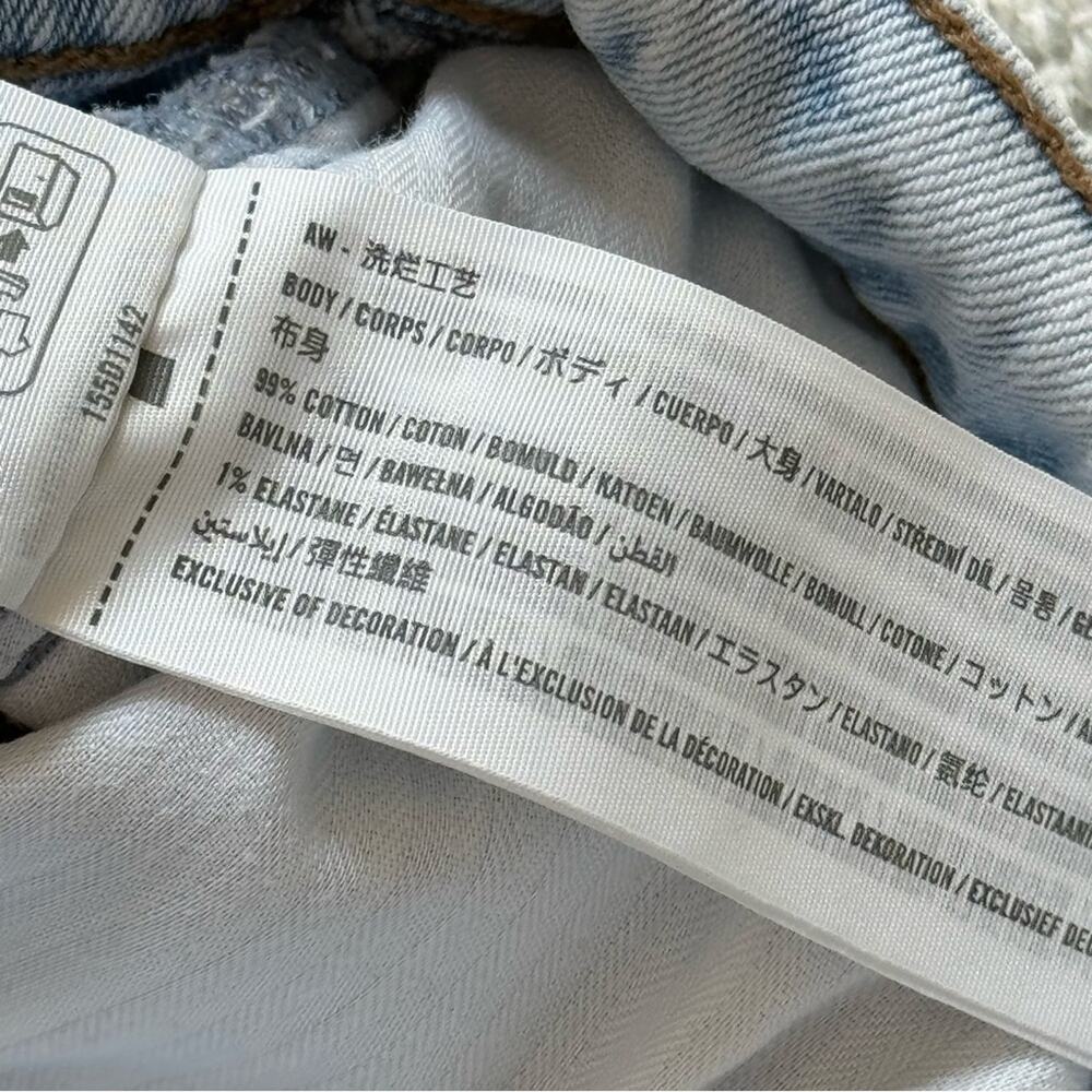 Abercrombie & Fitch Curve Love The Slim Straight Ultra High Rise Jeans 26/ 2 S - Picture 11 of 12